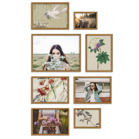 Zestaw brązowych ramek na 8 zdjęć HIT 33 GF0009