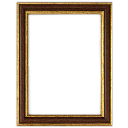 Ramka brązowa ze zdobieniem MIX T 33 15x21 cm