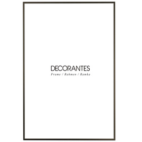 Ramka aluminiowa czarna QAL 62x93 cm