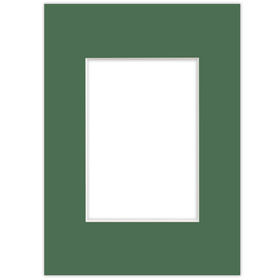 Passe partout 15x21 (9x13) ZIELONE MALACHITE - LUCA Q5506