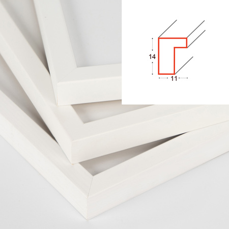 Zestaw białych ramek na 14 zdjęć PINIA 1 GF0001