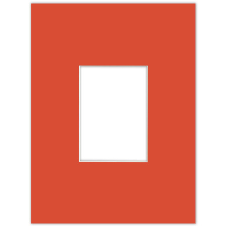 Passe partout 30x40 (13x18) CZERWONY - LIGHT RED - LUCA Q5702