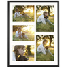 Foto Galeria 40x50 cm - ramka z passe partout na 5 zdjęć 13x18 cm 15x21 cm kolor czarny