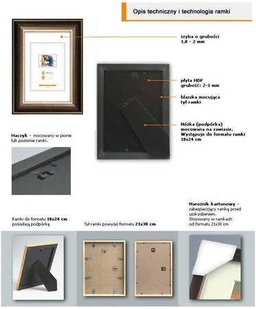 Ramka drewniana DRI S 2 50x60 cm