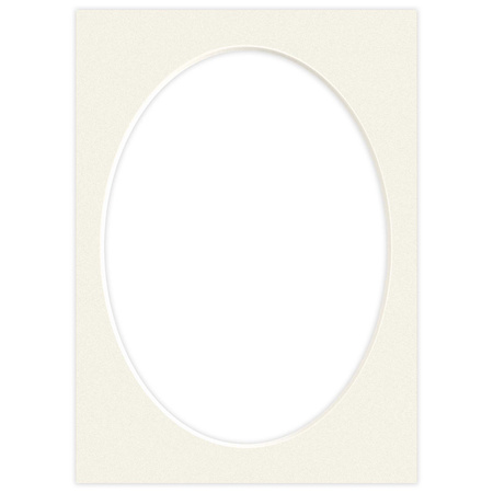 Passe partout 15x21 (13x18)  OWAL BEŻOWE OYSTER - LUCA Q5210