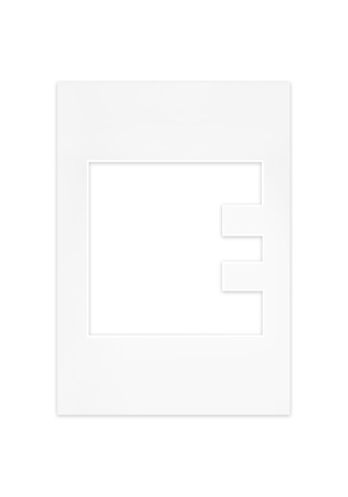 Passe Partout okienko w kształcie LITERKI "E"