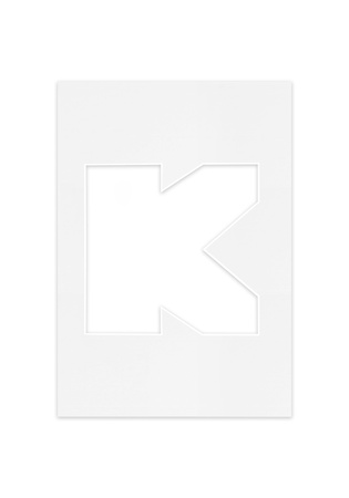 Passe Partout okienko w kształcie LITERKI "K"