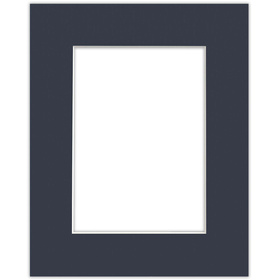 Passe partout 24x30 (15x21) GRANATOWE NAVY - LUCA Q5403