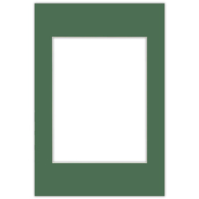 Passe partout 40x60 (30x40) ZIELONE MALACHITE - LUCA Q5506