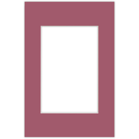 Passe partout 30X45 (20X30) CZERWONE RAPSBERRY - LUCA Q5704