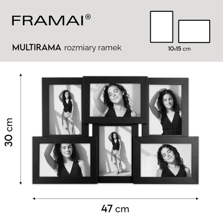 Multirama na 6 zdjęć MULTI HEN 2 ramka na zdjęcia