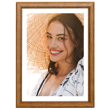 Ramka drewniana DRWA 3 15x21 cm