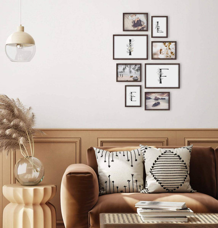 Zestaw brązowych ramek na 8 zdjęć PINIA 4 GF0007