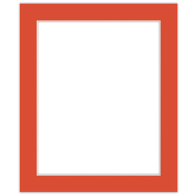 Passe partout 50x60 (40x50) CZERWONY - LIGHT RED - LUCA Q5702