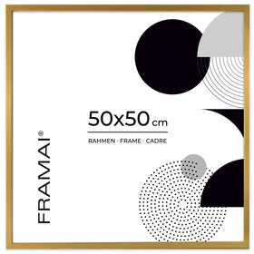 Złota ramka na zdjęcie KEA 50x50 cm