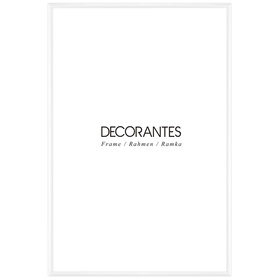 Ramka aluminiowa biała QAL 40x60 cm