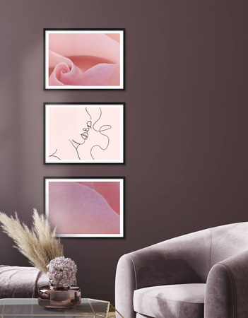 Zestaw czarnych ramek na 3 zdjęcia PINIA 2 GF0024