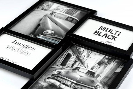 Multirama MULTI BLACK 44 ramka na 4 zdjęcia