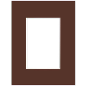 Passe partout 18x24 (10x15) BRĄZOWE CHOCOLATE - LUCA Q5603