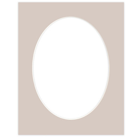 Passe partout 40x50 (30x40) OWAL BEŻOWE DUNE - LUCA Q5206