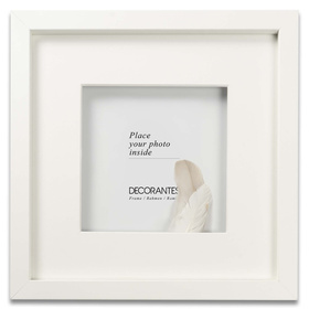 Ramka przestrzenna EXPO 3D Biała 40x40 cm (30x30cm)