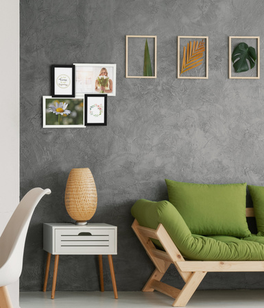 Multirama MULTI BLACK AND WHITE 44 ramka na 4 zdjęcia