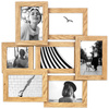 Multirama na 7 zdjęć MULTI  HEN 01 ramka na zdjęcia w kolorze dębowym