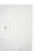 Ramka na płytę CD w kolorze białym. Ramka aluminiowa o rozmiarze 30x40 cm