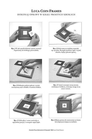 Ramka do oprawy monety LUCA OS 0329