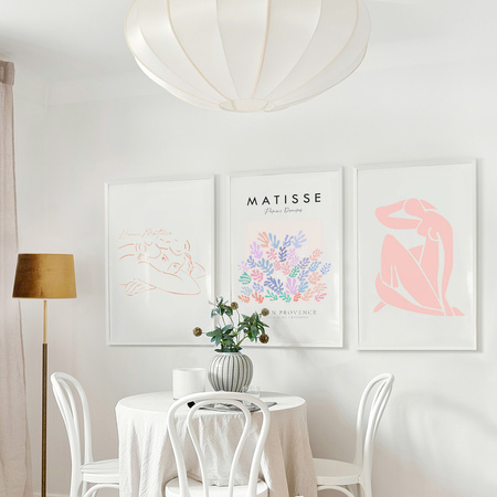 FDM – Galeria 2001 | Zestaw eleganckich ramek ściennych (białe, 168 × 72 cm)