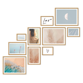 Zestaw naturanych ramek na 10 zdjęć PINIA 00 GF0033 R