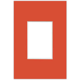 Passe partout 20x30 (10x15) CZERWONY - LIGHT RED - LUCA Q5702