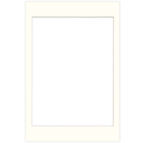 Passe partout 20x30 (18x24) LUCA Q5104 OFF WHITE - BIAŁY