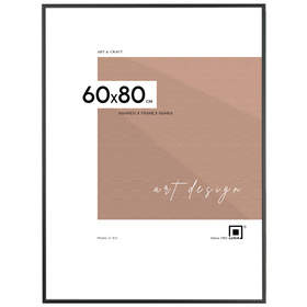 Ramka aluminiowa czarna ROYALL 60x80 cm