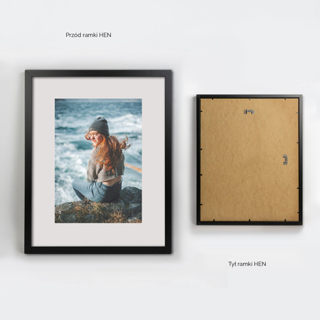 Ramka czarna HEN 2 40x50 cm