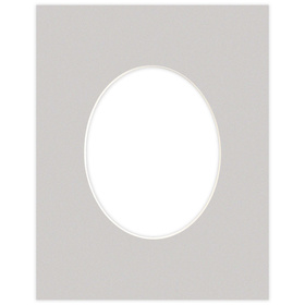 Passe partout 40x50 (24x30) OWAL SZARY - STONE - LUCA Q5304