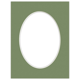 Passe partout 18x24 (13x18) OWAL ZIELONE FOREST - LUCA Q5505