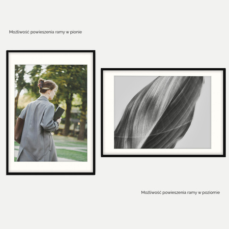 Ramka HEN PASS 2 z passe-partout – rozmiar 70x100 cm (okienko 60x80 cm)
