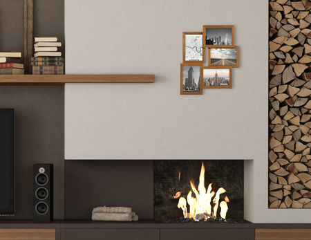 Multirama MULTI BROWN 52 ramka na 5 zdjęć