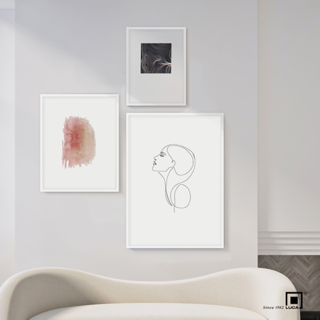 Pakiet 2 szt. białych ramek FDM 1 50x70 cm