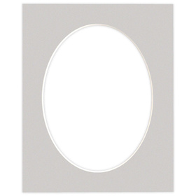 Passe partout 24x30 (18x24) OWAL SZARY - STONE - LUCA Q5304