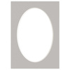 Passe partout 13x18 (10x15) OWAL SZARY - STORM - LUCA Q5305
