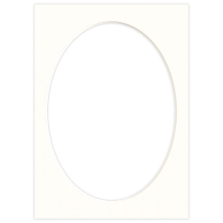 Passe partout 15x21 (13x18) OWAL LUCA Q5102 SNOW WHITE - BIAŁY