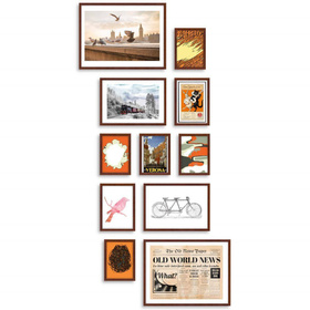 Zestaw brązowych ramek na 11 zdjęć PINIA 3 GF0005