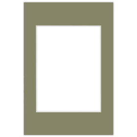 Passe partout 40x60 (30x40) ZIELONE EVERGREEN - LUCA Q5504