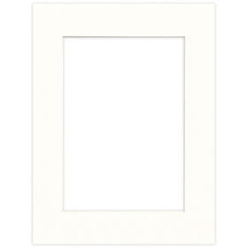 Passe partout 30x40 (21x30) LUCA Q5102 SNOW WHITE BIAŁY