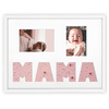 Ramka na zdjęcia MAMA biała. Ramka na kolaż 6 zdjęć o rozmiarze 30x40 cm