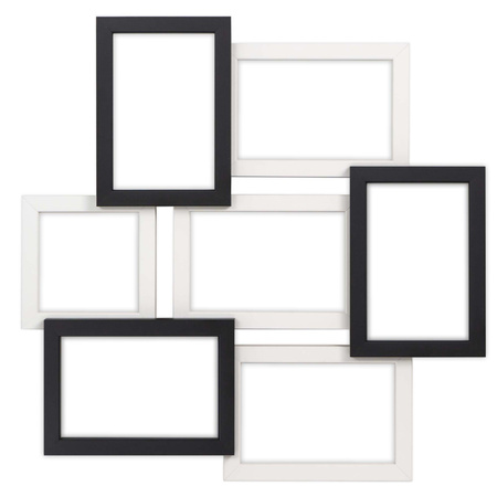Multirama MULTI BLACK AND WHITE 72 ramka na 7 zdjęć