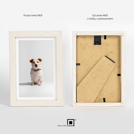 Pakiet 5 szt. białych ramek FDM 5 10x15 cm