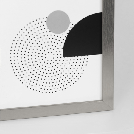 Pakiet 2 szt. srebrnych ramek HEN S 70x100 cm